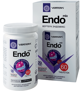 Endo mix - допринася за поддържането на хормоналния баланс на организма и оптимизира на работата на жлезите с вътрешна секреция.
